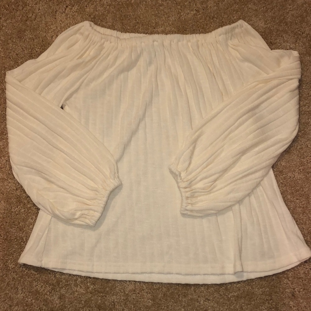 Off the shoulder blouse